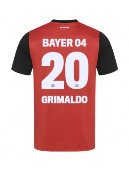 Bayer Leverkusen Alejandro Grimaldo #20 Replika Hemmakläder 2024-25 Kortärmad